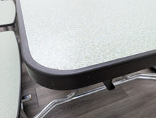 Load image into Gallery viewer, 12ft Cafeteria Lunch Table w/ Double Bench Seat, Light Green Top, Light Green Seat, Adult Size (RF) (Copy)