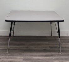 Load image into Gallery viewer, 48" x 48" Square Activity Table, Adjustable Legs, Gray Top (RF)