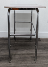 Load image into Gallery viewer, Academia Student Desk w/ Hard Plastic  Gray Top, U Brace, No Book Box, Non Adjustable (RF)