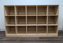 Load image into Gallery viewer, Whitney Bros Classroom 15 Cubby Unit, 75" L x 18"  W x 45 H, Natural (RF)