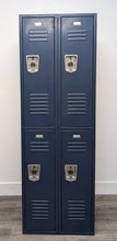 Load image into Gallery viewer, Penco Double Tier Lockers, Metal, 8 Doors w/ Combination Locks (RF)