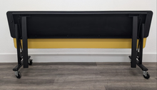 Load image into Gallery viewer, 6ft Mobile Convertible Bench Table, Yellow, Elementary Size (RF)