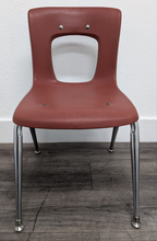 Load image into Gallery viewer, 16 inch Stacking Student Chair, Burgundy (RF)