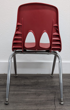 Load image into Gallery viewer, 16 inch Stacking Student Chair, Burgundy (RF)