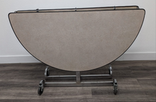 Load image into Gallery viewer, 60 inch Round Cafeteria Lunch Folding Table, Light Brown Top, Adult Size (RF)