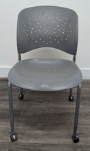 Load image into Gallery viewer, 18 inch Student Chair, Gray, Rollers (RF)