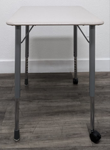 Load image into Gallery viewer, Virco Zuma Adjustable Student Study Open Front Desk w/ Gray Hard Plastic Top (RF)