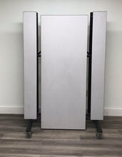 Load image into Gallery viewer, 12ft Cafeteria Lunch Table w/ Bench Seat, Gray, Palmer Hamilton Brand, Dual Table Size Adjustable (RF)