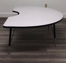 Load image into Gallery viewer, 48" x 72" Kidney Activity Table, Adjustable Legs, Gray Top (RF)