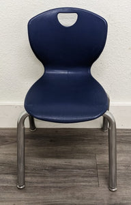 14 inch Academia Stack Student Chair, Navy Blue (RF)