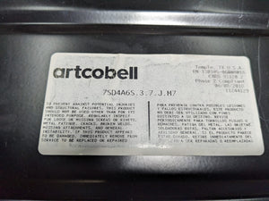 Artco Bell Uniflex 7SD4A6 - Student Desk,  Adjustable, Gray Spectrum Hard PlasticTop, w/ Black Metal Book Box (RF)