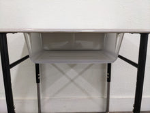 Load image into Gallery viewer, Artco Bell Uniflex 7SD4A6 - Student Desk, Adjustable, Gray Spectrum Hard Plastic Top, w/ Plastic Clear Book Box (RF)