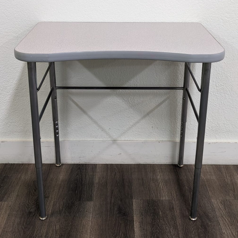 Student Adjustable Desk, w/ Gray Top, No Book Box Basket (RF)
