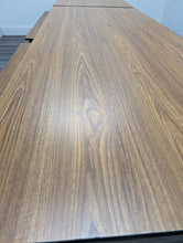 Load image into Gallery viewer, 12ft Cafeteria Lunch Table w/ Bench Seat, Medium Oak, Adult Size (RF)