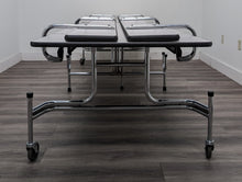 Load image into Gallery viewer, 12ft Cafeteria Lunch Table w/ Foldable Bench Seat, Gray Color, Adult Size (RF)