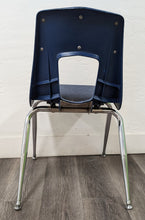 Load image into Gallery viewer, 18 inch Artco Bell Uniflex Student Chair, Navy Blue, Cushion Seat (RF)
