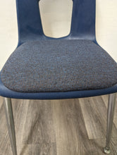 Load image into Gallery viewer, 18 inch Artco Bell Uniflex Student Chair, Navy Blue, Cushion Seat (RF)