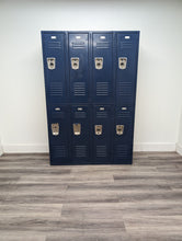 Load image into Gallery viewer, Penco Double Tier Lockers, Metal, 8 Doors w/ Combination Locks (RF)
