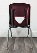 Load image into Gallery viewer, 14 inch Stacking Student Chair, Burgundy (RF)
