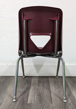 Load image into Gallery viewer, 14 inch Stacking Student Chair, Burgundy (RF)