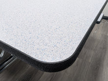 Load image into Gallery viewer, 12ft Cafeteria Lunch Table w/ Foldable Bench Seat, Gray Color, Elementary Size (RF)