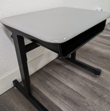 Load image into Gallery viewer, Melsur Student Desk with Hard Plastic Top, T Shape Legs, Book box, Adjustable Height (RF)
