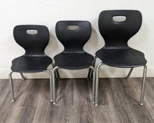 Load image into Gallery viewer, 14 inch USA Capitol Euroflex Stack Student Chair, Black (RF)