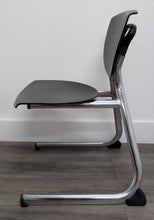 Load image into Gallery viewer, 17 inch Cantilever Sled Student Chair, Black (RF)