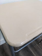 Load image into Gallery viewer, Virco Adjustable Student Open Front Desk w/ Hard Plastic Sand Color Top, U Brace (RF)
