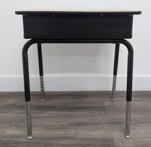 Load image into Gallery viewer, Open Front Student Desk, Wood Grain Top w/ Brown or Black Edge (RF)