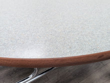 Load image into Gallery viewer, 10ft Cafeteria Lunch Table w/ 12 Stool Seat, Gray Top, Black Seat, Oval, Adult Size (RF)