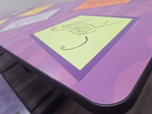Load image into Gallery viewer, 10ft Cafeteria Lunch Table w/ Foldable Colorful Top, Purple Bench Seat, Adult Size (RF)