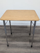 Load image into Gallery viewer, Virco Zuma Adjustable Student Study Open Front Desk w/ Oak Hard Plastic Top (RF)