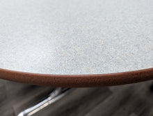 Load image into Gallery viewer, 10ft Cafeteria Lunch Table w/ 12 Stool Seat, Gray Top, Green Seat, Oval, Adult Size (RF)