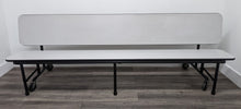Load image into Gallery viewer, 8ft Mobile Convertible Bench Table, Gray, Adult Size (RF)