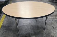 Load image into Gallery viewer, 48" Round Activity Table, Adjustable Legs, Maple Top (RF)