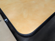 Load image into Gallery viewer, 12FT CAFETERIA LUNCH TABLE W/ FOLDABLE BENCH SEAT, YELLOW TOP, MAPLE BENCH, ADULT SIZE (RF)