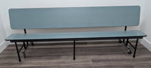 Load image into Gallery viewer, 8ft Mobile Convertible Bench Table, Green, Adult Size (RF)