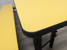 Load image into Gallery viewer, 6ft Mobile Convertible Bench Table, Yellow, Elementary Size (RF)
