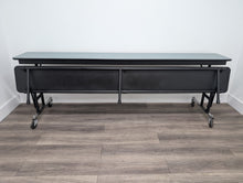 Load image into Gallery viewer, 8ft Mobile Convertible Bench Table, Green, Adult Size (RF)