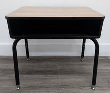 Load image into Gallery viewer, Open Front Student Desk, w/ NEW Replacement Ginger Wood Grain Laminate Top (RF)