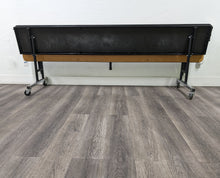Load image into Gallery viewer, 8ft Mobile Convertible Bench Table, Medium Oak, Adult Size (RF)