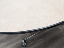 Load image into Gallery viewer, 60 inch Round Cafeteria Lunch Folding Table, Light Brown Top, Adult Size (RF)