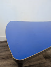 Load image into Gallery viewer, Artco Bell Kite Student Desk, Adjustable, Royal Blue and Sky Blue Top, w/ Metal Gray Book Box (RF)