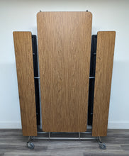 Load image into Gallery viewer, 12ft Cafeteria Lunch Table w/ Bench Seat, Oak Wood Grain, Adult Size (RF)