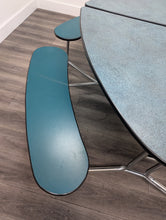 Load image into Gallery viewer, 8ft Cafeteria Lunch Table w/ Bench Seat, Green Seat Bench, Adult Size (RF)