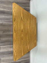 Load image into Gallery viewer, 45" x 21" Trapezoid Activity Table, Adjustable Legs, Wood Grain Top (RF)