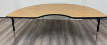 Load image into Gallery viewer, 48" x 72" Kidney Activity Table, Adjustable Legs, Wood Grain Top (RF)