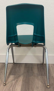 17.5" Artco Bell Uniflex Student Chair, Green (RF)