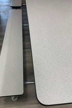 Load image into Gallery viewer, 12ft Cafeteria Lunch Table w/ Bench Seat, Gray, Elementary Size (RF)